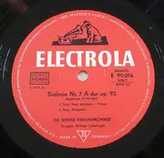 LP - Wilhelm Furtwängler , Wiener Philharmoniker - Siebte Sinfonie