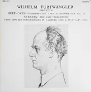LP - Beethoven / R. Strauss - Symphony No. 1 In C / Leonore Ovt. No. 2 - Tod und Verklärung