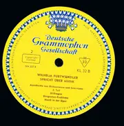 Wilhelm Furtwängler - Spricht Über Musik