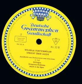 Wilhelm Furtwängler - Spricht Über Musik