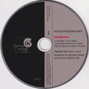CD - W.F. Bach - Symphonies / Concerto Pour Clavecin
