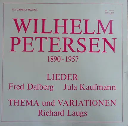 Wilhelm Petersen - Lieder / Themen Und Variationen