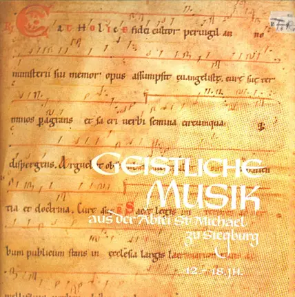 Wilhelm Precker - Geistliche Musik aus der Abtei St.Michael zu Siegburg