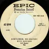 7inch Vinyl Single - Will Oakland - Gentlemen, Be Seated!