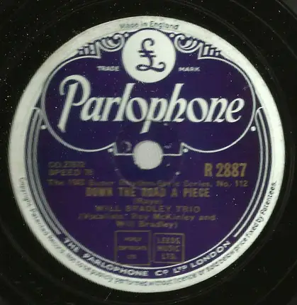 Will Bradley And His Orchestra / Will Bradley Trio - Chicken Gumboog (ie) / Down The Road A Piece