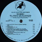 LP - Will Bradley - Award Winning Performances Yes Indeed!