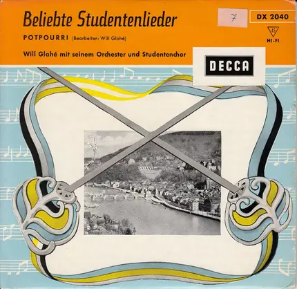 Will Glahé Mit Seinem Orchester Und Studentenchor - Beliebte Studentenlieder