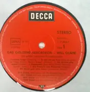 LP - Will Glahé - Das Goldene Akkordeon - Gatefold