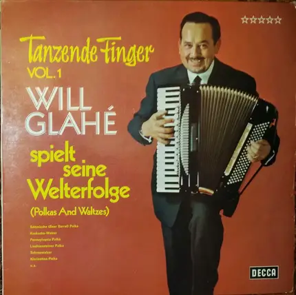 Will Glahé - Tanzende Finger Vol. 1 - seine Welterfolge