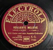 Will Glahé Und Sein Musette-Orchester - Verliebte Melodie / Ausgeschlossen, Valentina