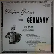 LP - Will Glahé Und Sein Orchester With Will Glahé Children's Choir - Christmas Greetings From Germany