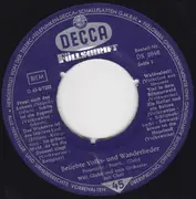 7inch Vinyl Single - Will Glahé Und Sein Orchester Mit Chor - Beliebte Volks- Und Wanderlieder - Blue Label