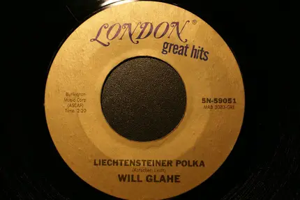 Will Glahé - Beer Barrel Polka / Liechtensteiner Polka