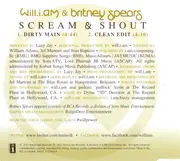 CD Single - Will I Am & Britney Spears - Scream & Shout