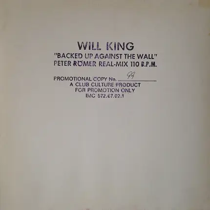 Will King - Backed Up Against The Wall (Peter Römer Real-Mix)