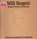 LP - Will Rogers - Original Radio Broadcasts - embossed