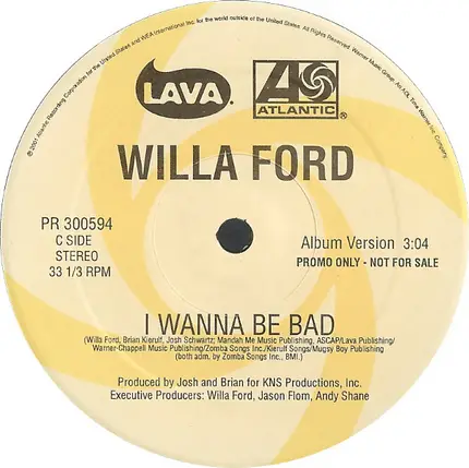 Willa Ford - I Wanna Be Bad