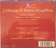 CD - Mahler - L'Heritage De Willem Mengelberg