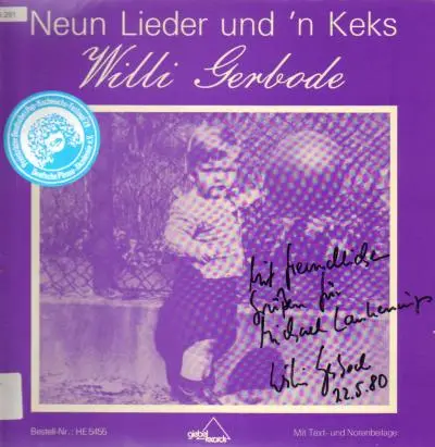 Willi Gerbode - Neun Lieder und 'n Keks