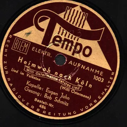 Willi Ostermann - Heimweh nach Köln