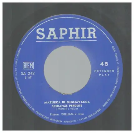 William Fisarmonica E Ritmi - Mazurca Di Migliavacca Speranze Perdute