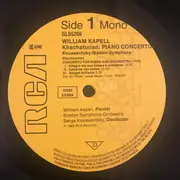 LP - Khachaturian / Prokofiev - Legendary Performers-William Kapell - DMM