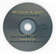 CD - Brahms, Prokofiev - William Kapell In Performance