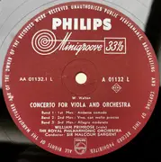 LP - Walton, Hindemith - Concerto For Viola And Orchestra / 'Der Schwanendreher' - Mono
