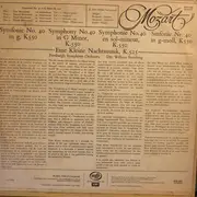 LP - Mozart - Sinfonie No. 40 G Moll / Eine Kleine Nachtmusik