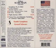 CD - William Schuman , Seattle Symphony Orchestra , Gerard Schwarz - Symphony No. 8 • Night Journey • Variations On 'America'