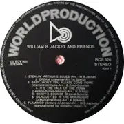 LP - William B. Jacket - William B. Jacket And Friends