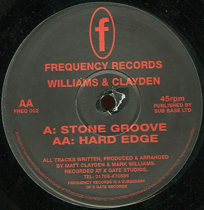 Williams & Clayden - Stone Groove / Hard Edge