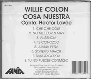 CD - Willie Colón ,Canta: Hector Lavoe - Cosa Nuestra