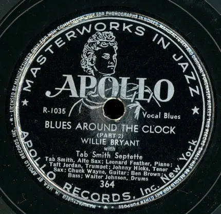 Willie Bryant With Tab Smith Septette - Blues Around the Clock