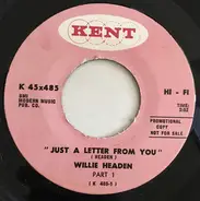 Willie Headen - Just A Letter From You