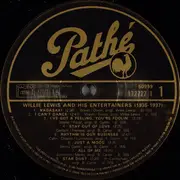 LP - Willie Lewis & His Entertainers - Paris 1935-1937