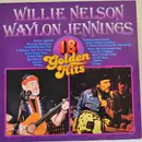 LP - Willie Nelson , Waylon Jennings - 18 Golden Hits