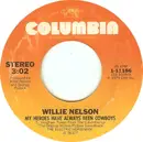 7inch Vinyl Single - Willie Nelson - My Heroes Have Always Been Cowboys / Rising Star (Love Theme)