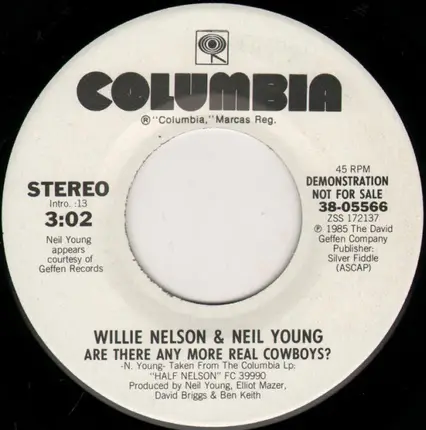 Willie Nelson & Neil Young - Are There Any More Real Cowboys?