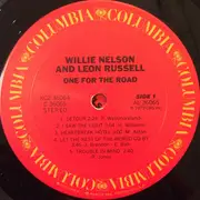 Double LP - Willie Nelson And Leon Russell - One For The Road