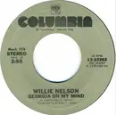 7inch Vinyl Single - Willie Nelson - Georgia On My Mind / Blue Skies