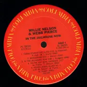LP - Willie Nelson & Webb Pierce - In The Jailhouse Now - Signed