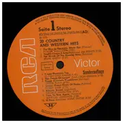 LP - Willie Nelson, Bobby Bare, Hank Snow a.o. - 20 Country And Western Hits