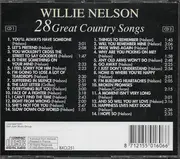 Double CD - Willie Nelson - 28 great country songs
