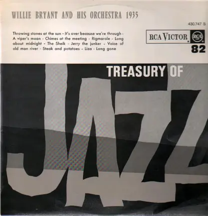 Willie Bryant And His Orchestra - Treasury Of Jazz No 82