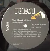 LP - Willie Nelson - The Minstrel Man