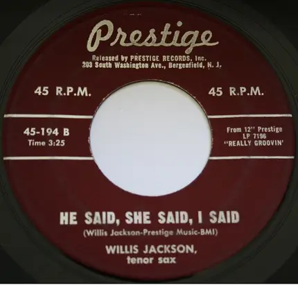 Willis Jackson - Careless Love