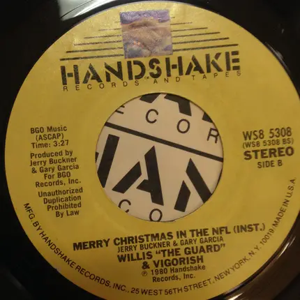 Willis 'The Guard' & Vigorish - Merry Christmas In The NFL