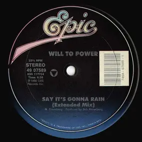 Will to Power - Say It's Gonna Rain