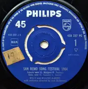 7inch Vinyl Single - Willy & Willeke Alberti - San Remo Songfestival 1964